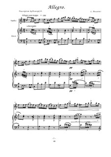 Аллегро: Аллегро by Луиджи Боккерини