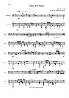 Flow My Tears (Lachrimae Antiquae): For bassoon and guitar by Джон Доуленд