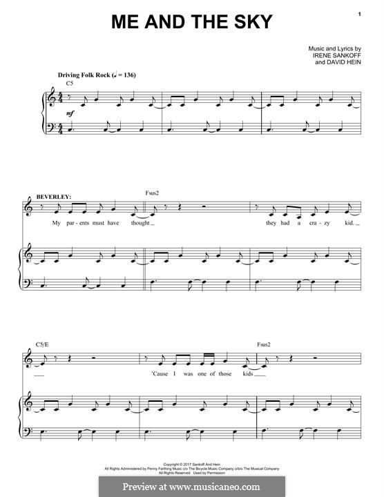 Me and The Sky: Для голоса и фортепиано by Irene Sankoff, David Hein