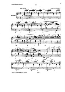 Импровизации, Op.11: Для органа by Роберт Фукс