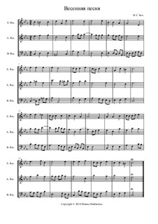 Весенняя песня: Весенняя песня by Иоганн Себастьян Бах