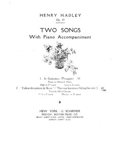 The Rose-Leaves are Falling Like Rain, Op.49 No.2: The Rose-Leaves are Falling Like Rain by Генри Кимболл Хедли