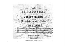 Симфония No.95 до минор, Hob.I/95: Версия для фортепиано в четыре руки by Йозеф Гайдн