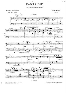 Фантазия ля-бемоль мажор, Op.62: Вторая партия by Шарль Мари Видор