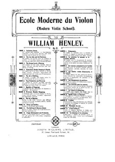 Современная школа игры на скрипке, Op.51: Тетрадь VIII by Уильям Эрнест Хенли