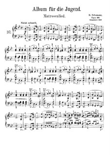 No.37 Песня матросов: Для фортепиано by Роберт Шуман