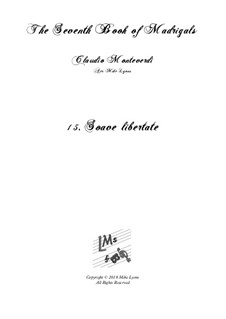 Book 7 (Concerto), SV 117–145: No.15 Soave libertate a6 by Клаудио Монтеверди
