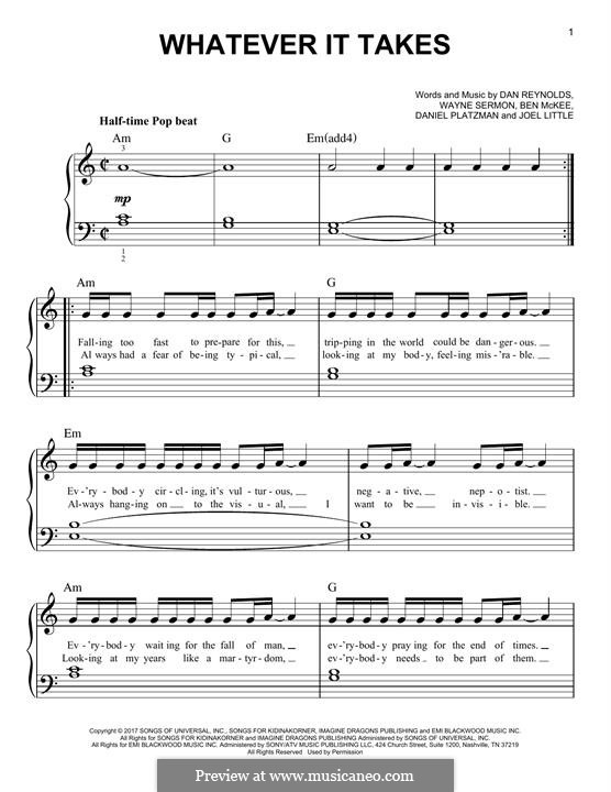 Whatever it takes текст. Перевод песни whatever. Imagine dragons whatever it takes. Whatever it takes ноты. Ноты для барабанов believer.