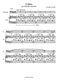 Colline: Для виолончели и фортепиано by Giovanni Ceccarelli