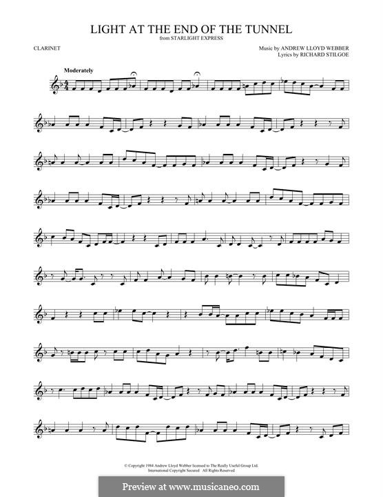 Light at the End of the Tunnel: Для кларнета by Andrew Lloyd Webber