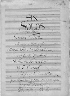 Шесть сонат для флейты и бассо континуо, Op.5: Шесть сонат для флейты и бассо континуо by Иоганн Георг Греф