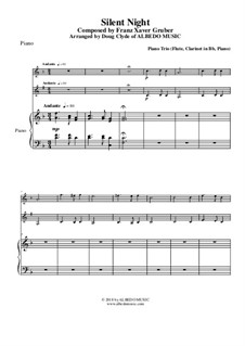 Ensemble version: For flute, clarinet and piano by Франц Ксавьер Грубер