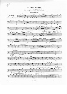 Фортепианное трио No.2 ре минор, Op.32: Партия виолончели by Якоб Розенгайн