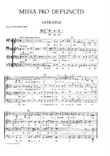 Missa pro defunctis and Motet 'Delista juventutis': Missa pro defunctis and Motet 'Delista juventutis' by Пьер де ля Рю