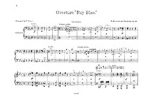 Рюи Блаз, Op.95: Для двух фортепиано в 8 рук – партия II фортепиано by Феликс Мендельсон-Бартольди