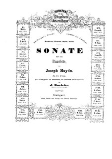 Сонаты для фортепиано (Сборник): Книга III by Йозеф Гайдн