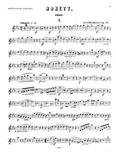 Нонет ми-бемоль мажор, Op.139: Партия гобоя by Йозеф Габриэль Райнбергер