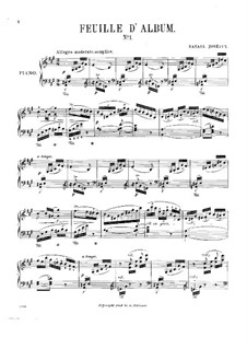 Fueille d’album No.1: Для одного исполнителя by Рафаэл Джозеффи