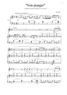 Дон Карлос: Non pianger. Romanza di Elisabetta by Джузеппе Верди