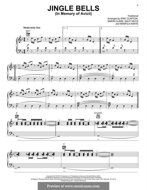 Jingle Bells (In Memory of Avicii): Для фортепиано by folklore