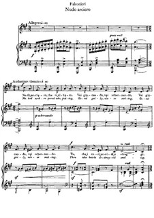 Nudo arciero: Для голоса и фортепиано by Андреа Фальконьери