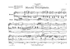 Пять пьес, Op.9: No.1 Триумфальный марш by Джузеппе Феррата