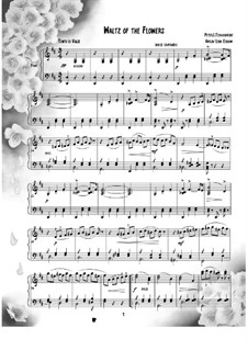 No.8 Вальс цветов: Для фортепиано by Петр Чайковский