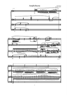 Amphisbaena for Piano, MVWV 1237: Amphisbaena for Piano by Maurice Verheul