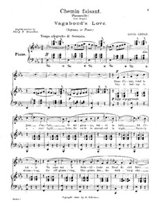 Chemin faisant. Vagabond's love: Chemin faisant. Vagabond's love by Луи Грег