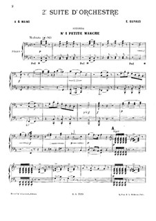 Сюита для оркестра фа мажор: Аранжировка для фортепиано в 4 руки by Эрнест Гиро