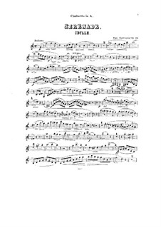 Серенада для кларнета, виолончели (скрипки или альта) и фортепиано, Op.24: Партии by Эмиль Хартман