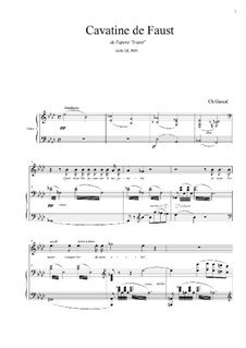 Quel trouble inconnu: For tenor and piano by Шарль Гуно