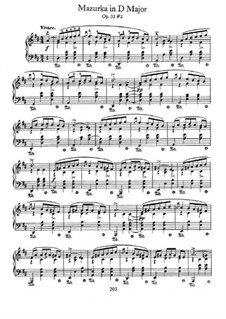 Мазурки, Op.33: No.2 in D Major by Фредерик Шопен
