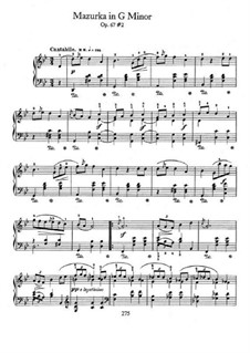 Мазурки, Op. posth.67: No.2 in G Minor by Фредерик Шопен