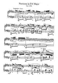 Ноктюрны, Op.15: No.2 in F Sharp Major by Фредерик Шопен