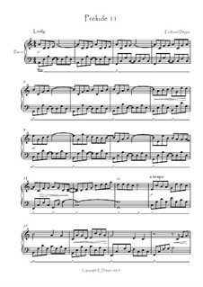 12 Pop-Preludes easy to moderate: Prelude 11 by Eckhard Deppe