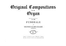 Две пьесы для органа, Op.75: Две пьесы для органа by Зигфрид Карг-Элерт