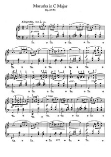 Мазурки, Op. posth.67: No.3 in C Major by Фредерик Шопен