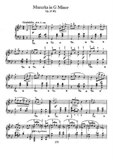 Мазурки, Op. posth.67: No.2 in G Minor by Фредерик Шопен