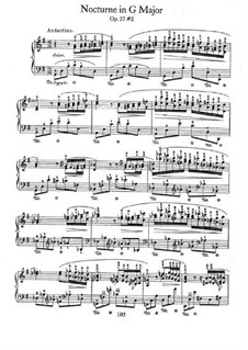 Ноктюрны, Op.37: No.2 в соль мажоре by Фредерик Шопен