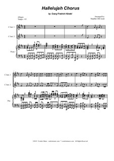 No.44 Аллилуйя: Duet for C-instruments by Георг Фридрих Гендель
