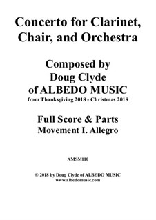 Concerto for Clarinet, Chair and Orchestra: Movement I. Allegro, AMSM110 by Doug Clyde