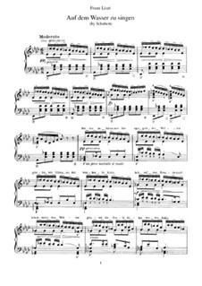 Баркарола, D.774 Op.72: Клавир, S.558 No.2 by Франц Шуберт