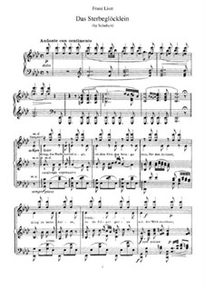Транскрипции на темы песен Шуберта, S.563: No.3 Das Sterbeglöcklein by Франц Лист