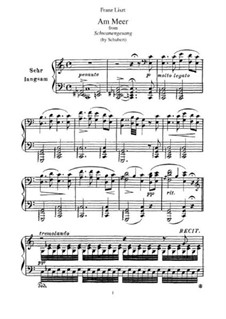No.12 У моря: Для фортепиано, S.560 No.4 by Франц Шуберт