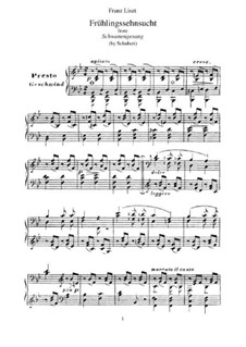 No.3 Весенние упования: Для фортепиано, S.560 No.9 by Франц Шуберт