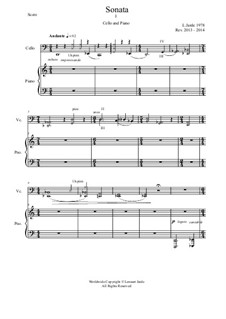 Cello Sonata: Cello Sonata by Lennart Jarde
