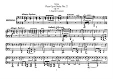 Сюита No.2, Op.55: Для фортепиано в 4 руки by Эдвард Григ