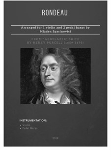 Абделазар, или Месть мавра, Z.570: Rondo, for two violins and harp by Генри Пёрсел