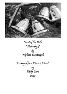 Piano version: For four hands by Mykola Leontovych